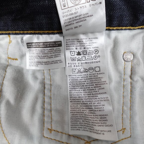 Levi's 513 Slim Straight Jeans Men's 36x28 100% Cotton Denim - Picture 5 of 11